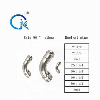 Złączki zaciskowe niklowo-białe Inox OEM akceptują 2-letnią gwarancję